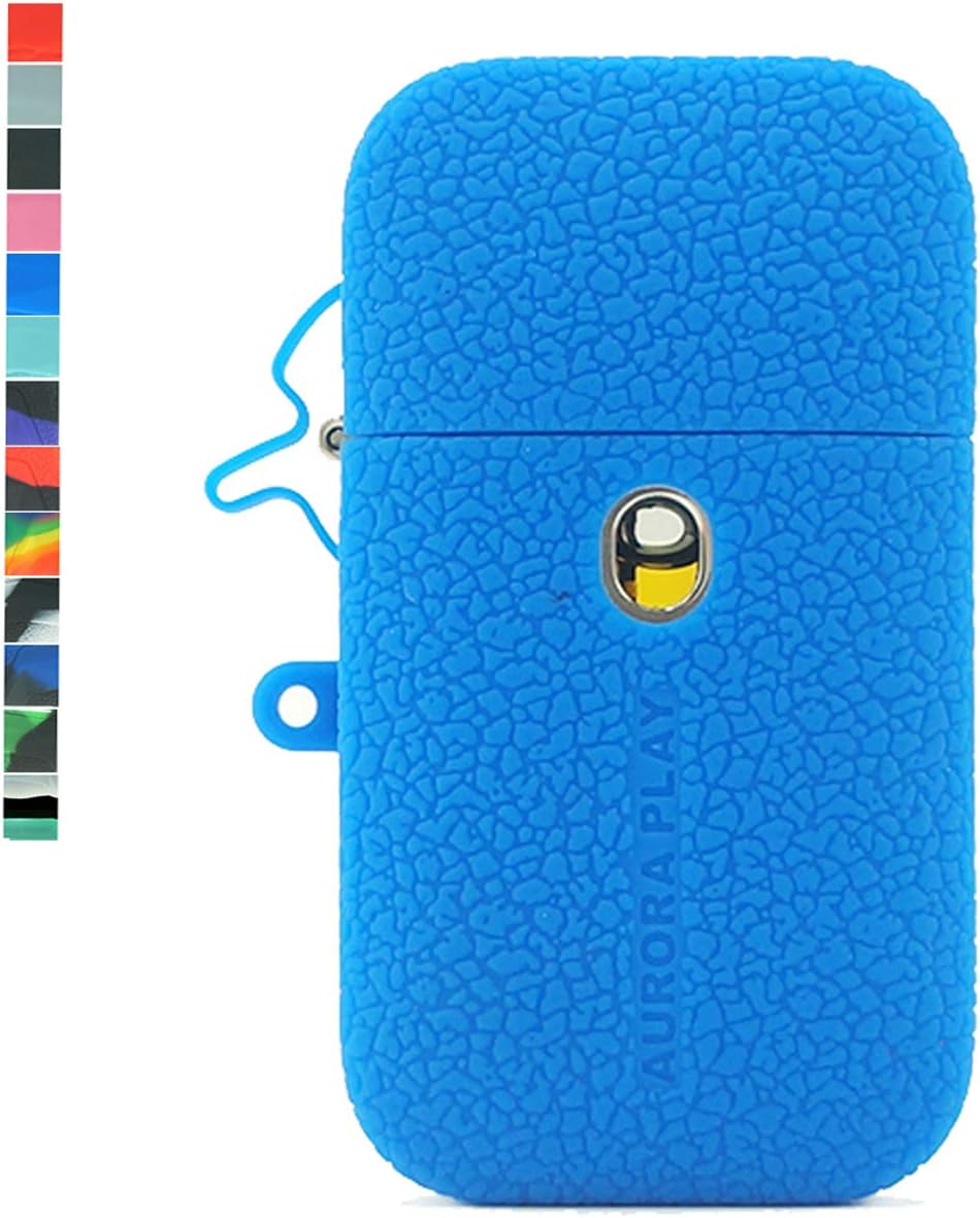 Lononvie 2pcs Protective Case for Vaporesso Aurora Play,Silicone Case Sleeve Cover Shield Wrap(Blue)