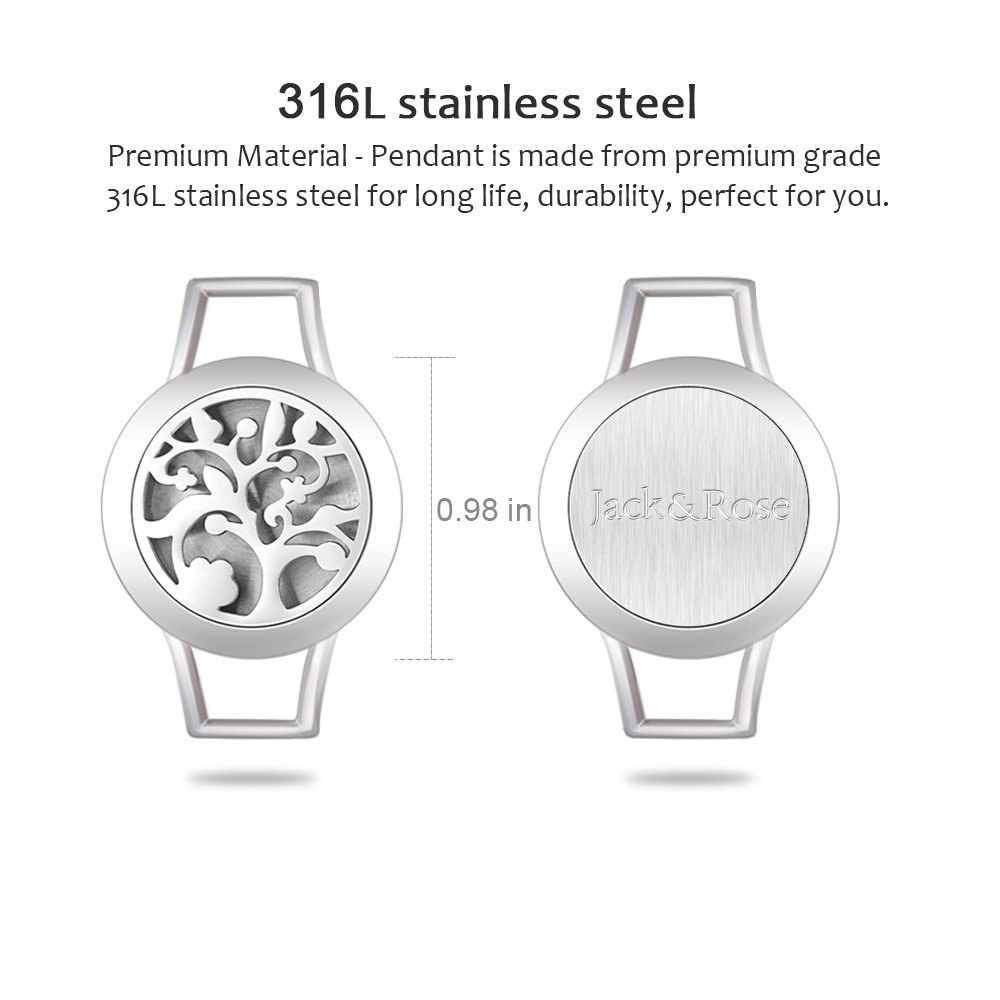 Essential Oil Diffuser Bracelet,Stainless Steel Aromatherapy Locket Bracelets Leather Band with 8 Color Pads,Girls Women Jewelry Gift Set