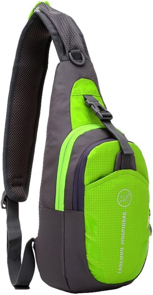 Lightweight Chest Pack Sling Bag Waterproof Shoulder Backpack Cross Body Bag Unbalance Rucksack for Travel Hiking Camping Dog Walking Running