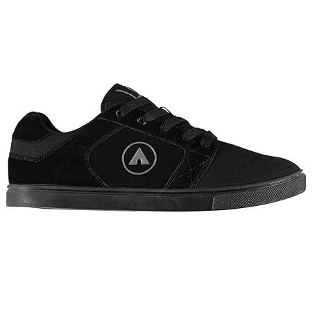 Original-Schuhe Airwalk Musket Herren Skate-Schuhe, Schwarz, Skateboarding Sneaker Turnschuhe