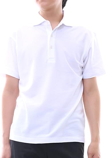 Amazon ティーシャツドットエスティー ポロシャツ ドライ 半袖 無地 鹿の子 ビズポロ ホリゾンタルカラー 5 3oz メンズ ホワイト Xxl ポロシャツ 通販