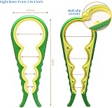 Otstar Jar Opener and Bottle Opener Green Non-Slip Ergonomic Grip view 2