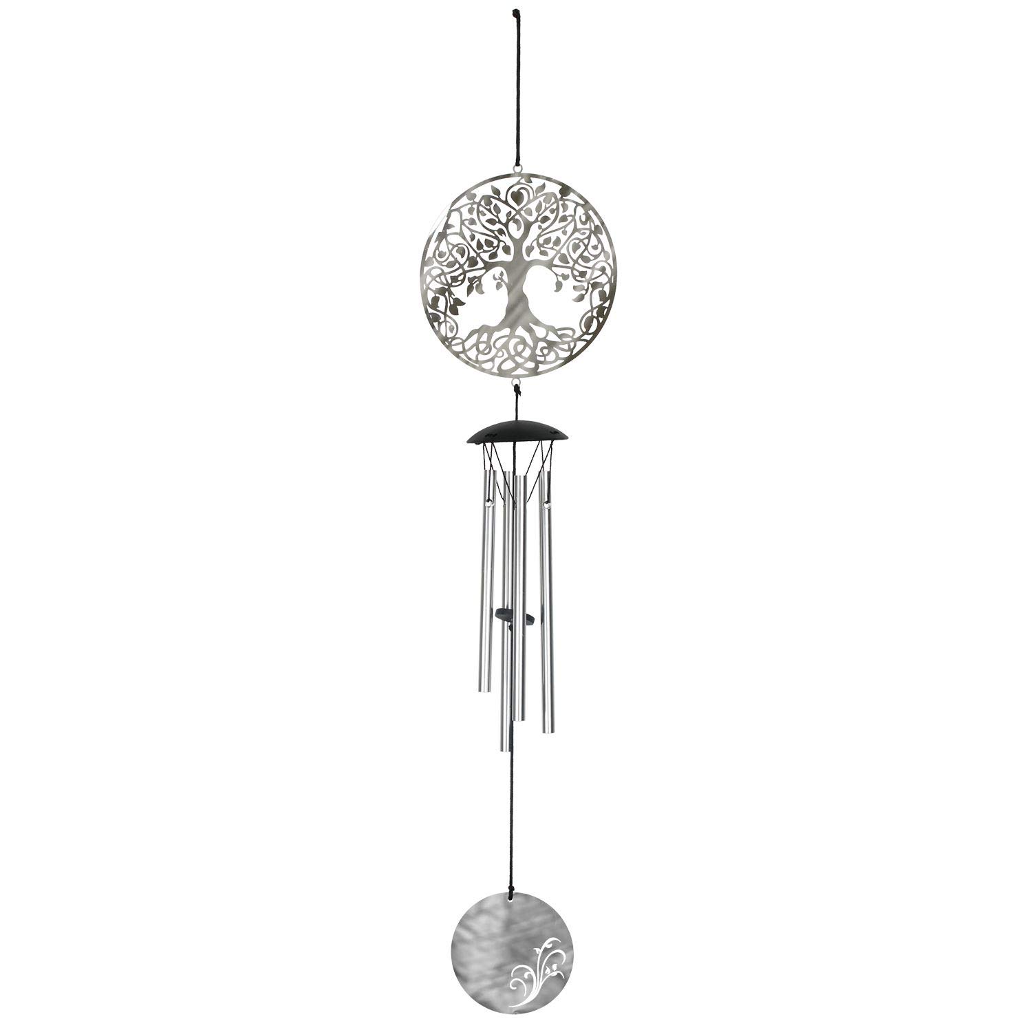 Woodstock Chimes FLTL Flourish Chime, Silver, 46 x 7 x 7 cm