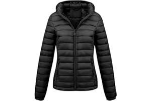 Bellivera Women's Quilted Lightweight Jacket Puffer Coat Women Bubble for Fall and Winter