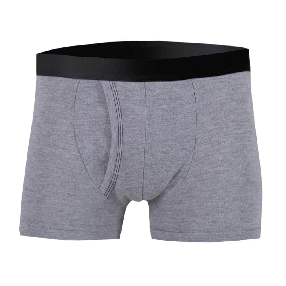 NRS Healthcare P andS Healthcare Men's Inco-Elite Washable Trunk with Built in Pad, Grey (Eligible for VAT Relief in The UK)