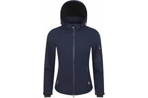 LeMieux Celine Soft Shell Jacket - Womens - Water Resistant - Breathable - Detachable Hood