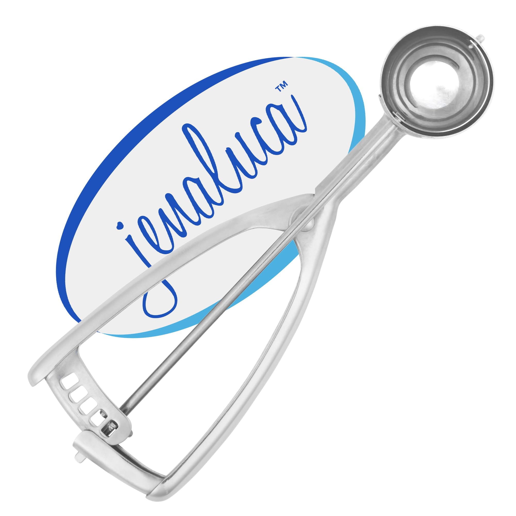 Photo 1 of Jenaluca Medium Scoop - Cookie & Mini Cupcake Scooper - 1.5 tablespoon Disher #50 stainless steel baking scoop