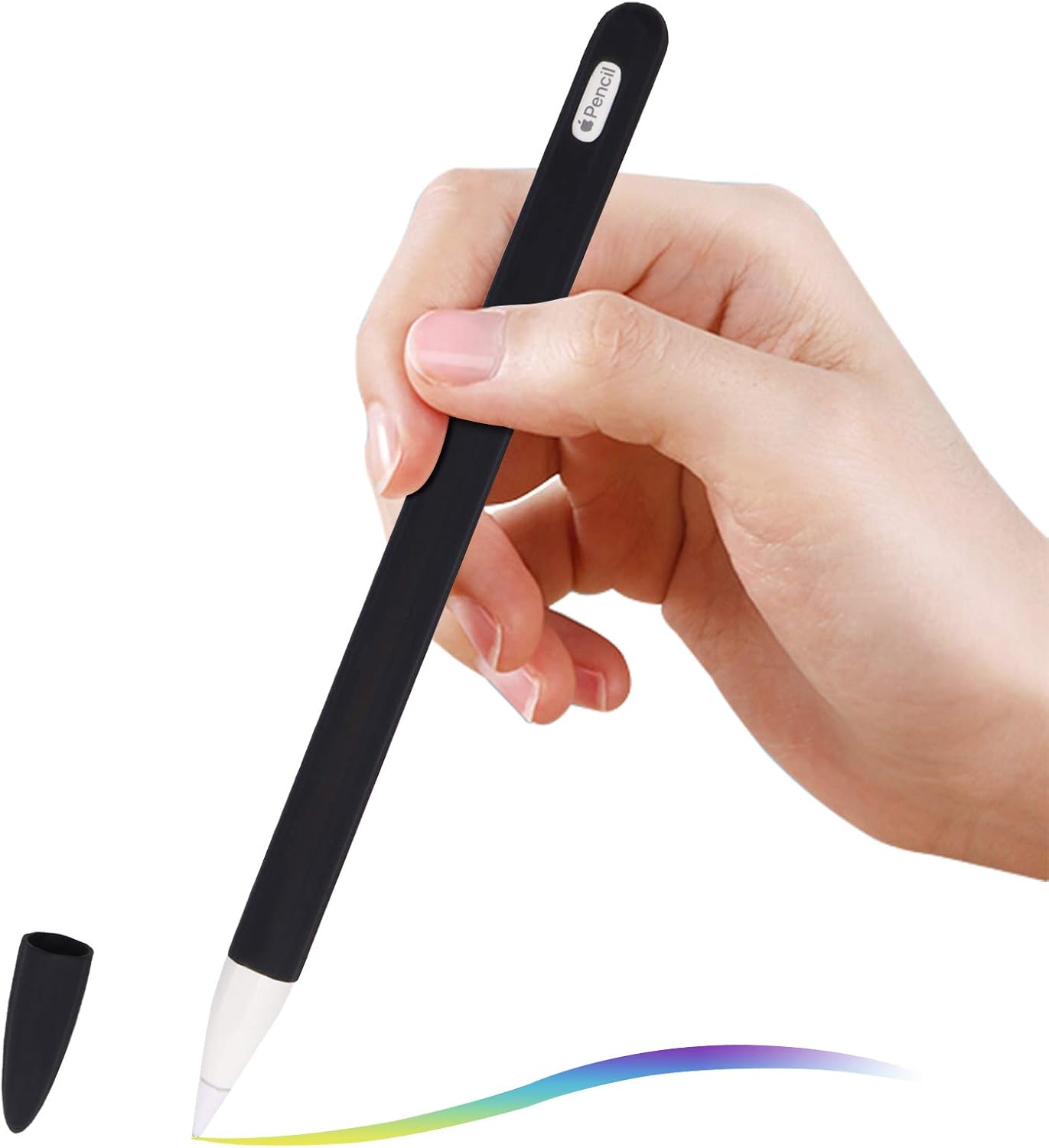 ProCase Custodia in Silicone per Apple Pencil 2, Silicone Cover Antiurto Morbida Supporta la ProCase Custodia in Silicone per Apple Pencil 2, Silicone Cover Antiurto Morbida Supporta la