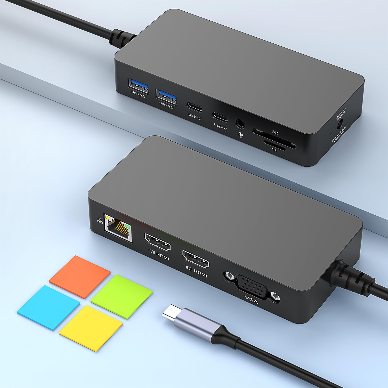 Photo 1 of New Microsoft Surface Thunderbolt 4 Dock Triple Displays 4K HDMI*2+VGA, 12 in 1 Surface Pro Docking Station with Power Adapter for Surface Pro 11/10/9/8/X/7/6/5/4/3, Surface Laptop, Surface Book Go