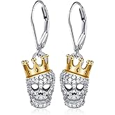 S925 Sterling Silver Holiday Dangle Drop Leverback Earrings for Women Girls Jewelry Gift Hypoallergenic St Patrick’s Day/Halloween/Christmas/Thanksgiving Earrings