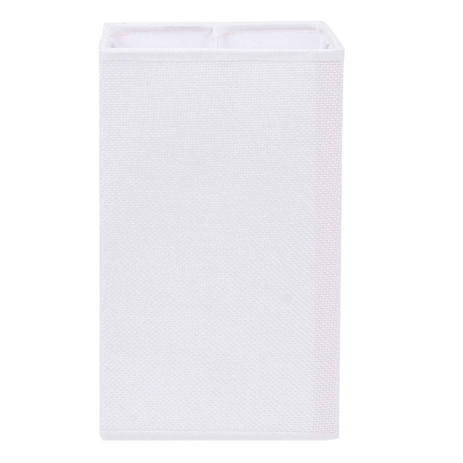 Uonlytech E27 Cloth Lamp Shade White Fabric Light Cover for Table Floor Wall Lamps 8 Inch Modern Decorative Lamp Accessory