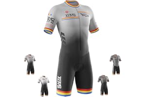 VOXCAUTQ Men's Cycling Skinsuit,.Triathlon Suit Men TriSuit for Cycling,Running,Men's Cycling Skinsuit..