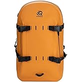 RIVONOVA Airtight Waterproof Backpack 30L, Floating Dry Bag with Resin Zipper, IPX7 Gear Protection Large Capacity for Men, Kayaking, Paddle Boarding, Fishing, Travel, Surfing, Work, Outdoor Orange