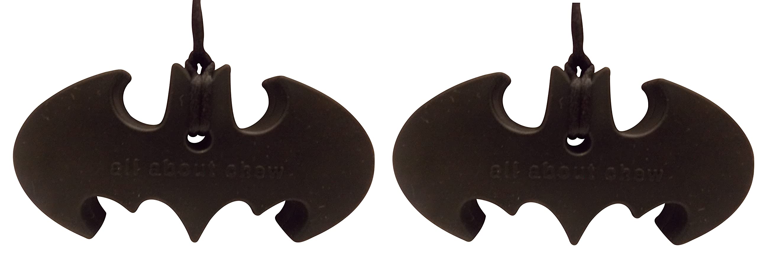 Chewelry for Aggressive Chewers Chew Necklace Kids, Sensory Autistic, Autism Biting Anxiety Chewing Fidget Stim Chewy Bat Tube (2 Pack)