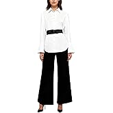 Button Down Shirts for Women Dress Shirts Business Casual Outfits Collared Fitted Blouse 100% Tencel