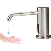Touchless Automatic Built in Sink Soap Dispenser Infrared Sensors Soap | Electric Sensor Soap Dispenser With Bottle And Pump Commercial Accessory For Kitchen Bathroom And Public Wash Sink Daily Use