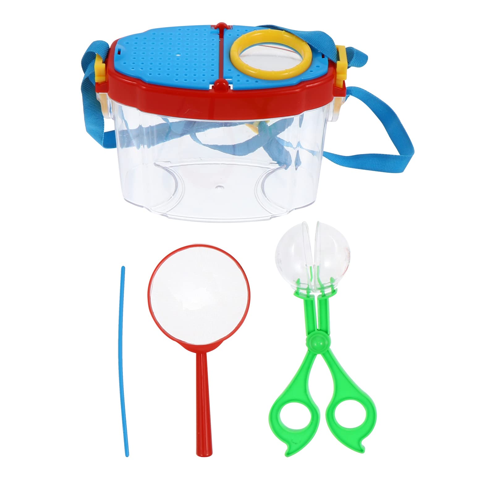 TOYANDONA Childs Bug Catcher Insect Catching Kit Kids Outdoor Adventure Set Nature Exploration Toy Including Observation Box Tweezers Magnifying Glass and Teaser Collector Kit