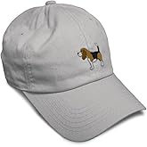 Custom Soft Baseball Hat Embroidered Dad Hat Beagle B Embroidery Men & Ladies Baseball Cap Cotton