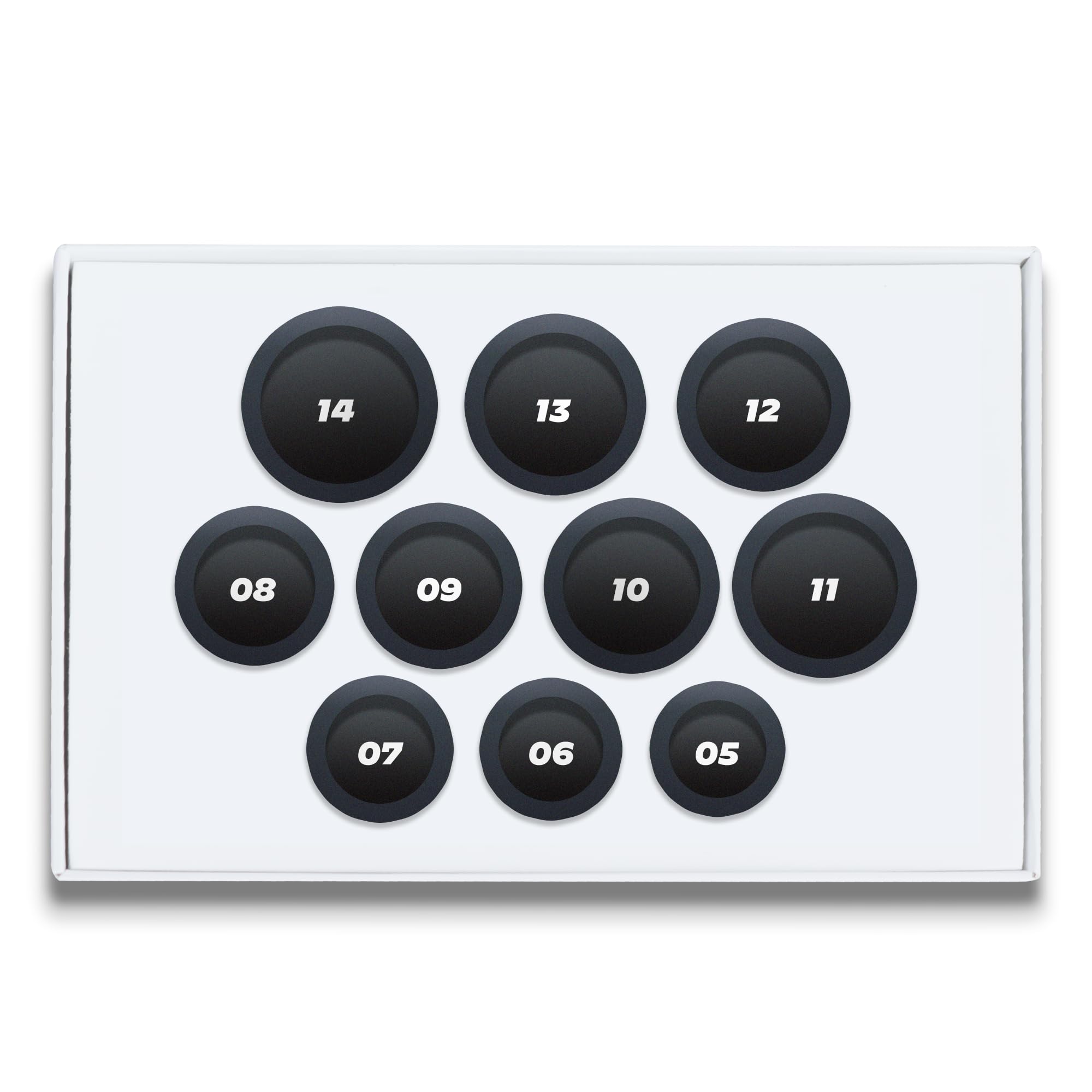 Photo 1 of Ultrahuman Ring Sizing Kit | Choose from Sizes 5-14 | Sizing Guide for Your Smart Wearable Ring