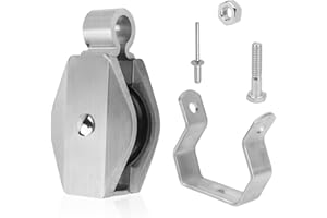 GRONGU 31-12 Extension Ladder Pulley Kit Compatible with Werner Extension Ladder Replacement Pulley Assembly,Ladder Pulley Fit for Werner Keller Aluminum & Fiberglass Extension Ladder,Extension Ladder Parts