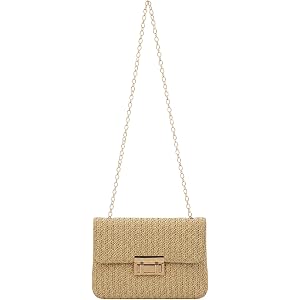 Zelphvt Straw Shoulder Bag Summer Clutch Purses for Women, Straw Purse, Summer Woven Clutch Purses, Crossbody Shoulder Handba
