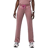 FIGS Kade Cargo Scrub Pants for Women — Classic Fit, Straight Leg, 4 Pockets, Yoga Waistband, Anti-Wrinkle