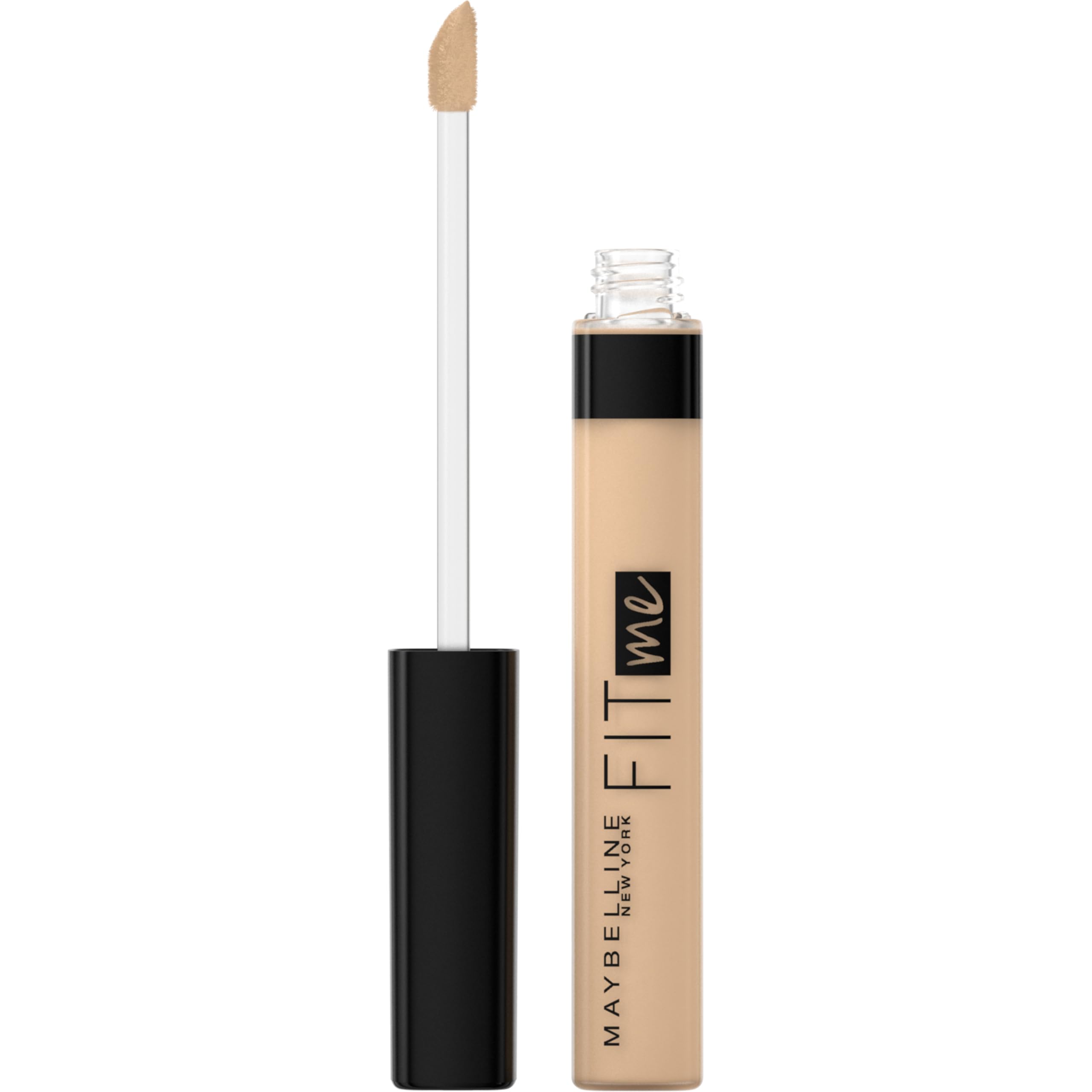 Maybelline Concealer, Fit Me! Full Coverage Concealer for Face, Oil Free, Delivers Even Complexion, Non-Comedogenic, Matte & Poreless Ultra Blendable, Shade:06 Vanilla, 6.8 ml
