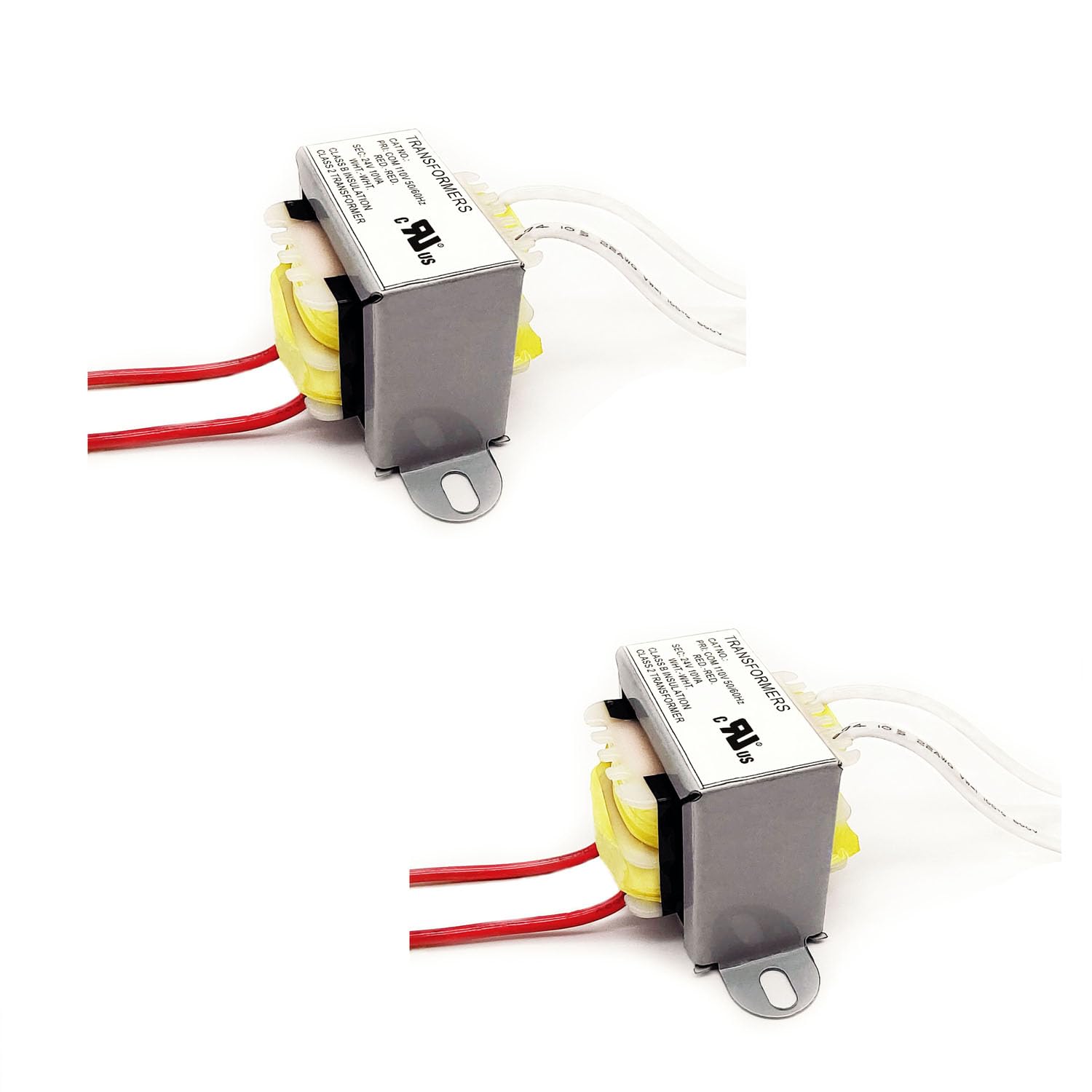 Photo 1 of 1- NVMIDTC AC Power Transformer - Input 110V 50/60HZ, Output 24V 10VA - Step Down 110V to 24VAC Converter - Single Phase Control