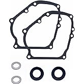 Strongthium 212cc Crank Case Side Cover Gasket Oil Seal Kit | for Predator 212 Honda GX160 GX200 Go Karts Mini Bikes Coleman Baja 196cc 200cc 224cc Stage 1