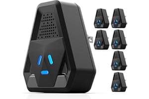 NCROC 2025 Upgraded Ultrasonic Repeller & Insect Indoor Repeller,Ultrasonic and Repellent for Roach,Rodent,Mouse,Bugs,Mosquito,Mice,Spider,Ant,3 Mode Switching,6 Packs