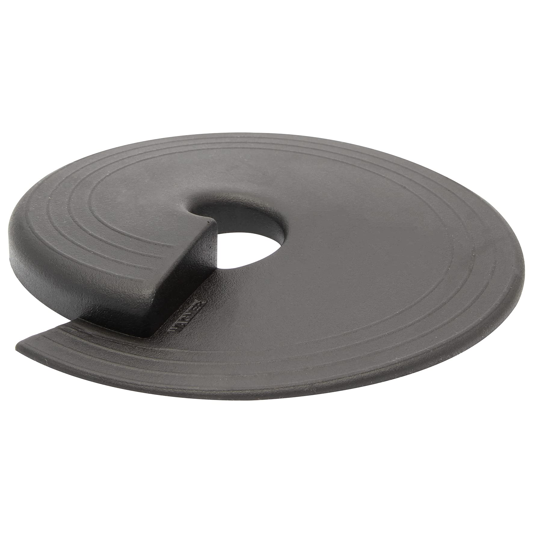 Wagner Door Wedge/Doorstop - Ø 110 x 13 mm, Black Design Wedge Made of an Innovative elastomer, to be Pushed Underneath Doors or to be clamped, with Incline for Different uses - 15698101