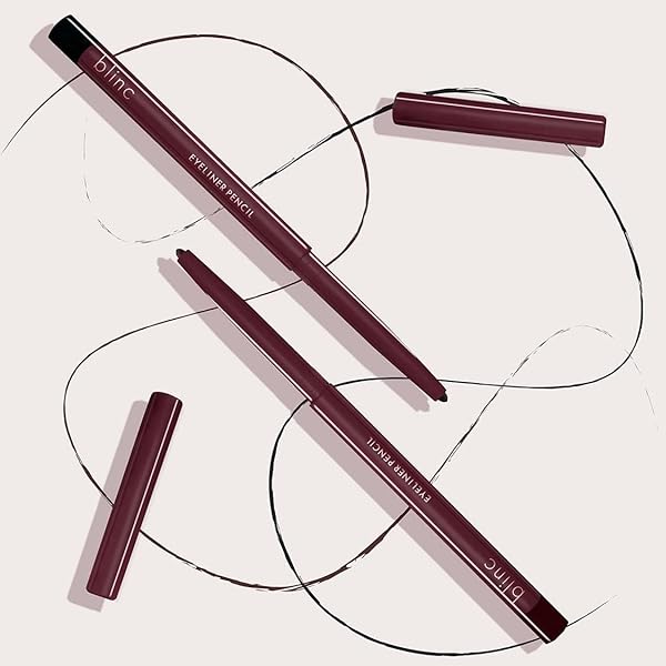 BLINC EYELINER PENCIL, MECHANICAL GEL EYELINER PENCIL WITH BUILT-IN SHARPENER, WATERPROOF, SMUDGE-PROOF, TRANSFER-PROOF, ULTRA LONG-WEARING, CLEAN, VEGAN AND CRUELTY-FREE, BROWN, 0.5G / 0.017 FL. OZ
