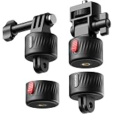 NEEWER Magnetic Action Camera Mount Kit, GP-24 | Compatible with GoPro Hero 13 12 11 Max DJI Osmo Action Insta360, ABS, Magnetic, Quick Release Mount, for POV Shots