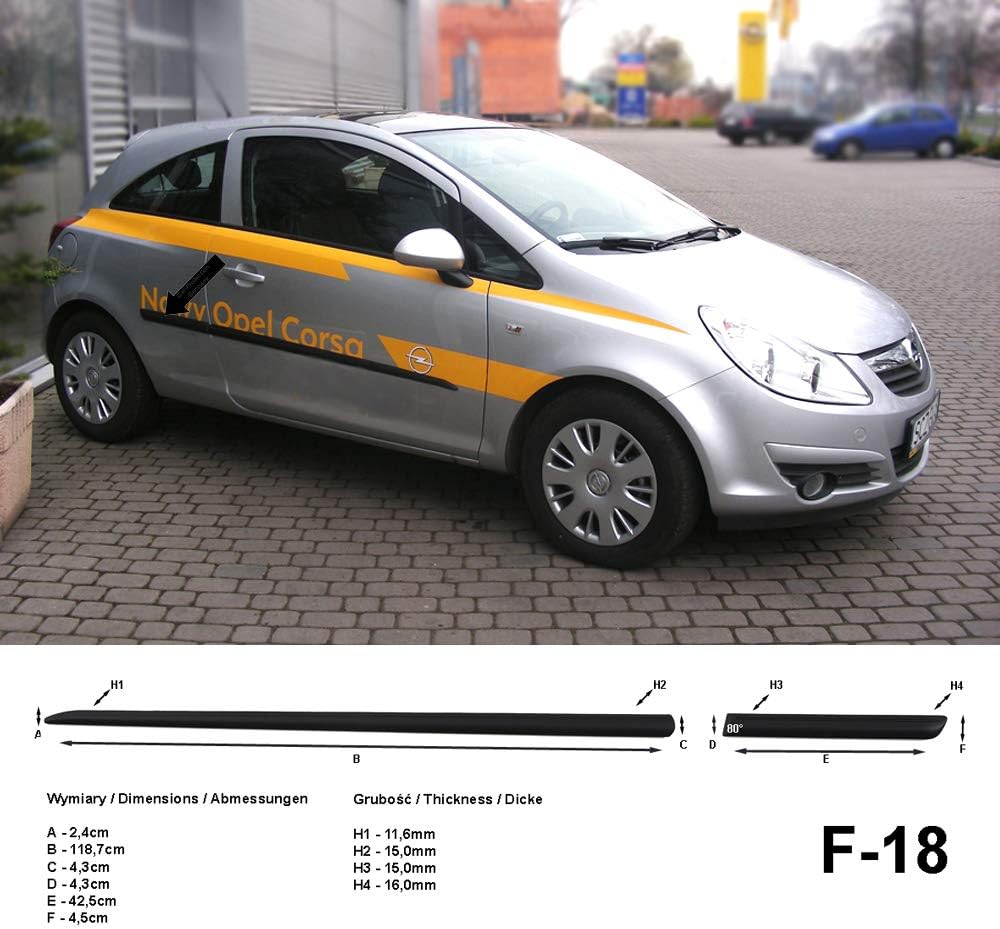 Spangenberg Seitenschutzleisten Schwarz Passend Fü Produktbild-Vorschau 12
