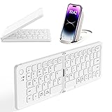 COOFUN Wireless Keyboard, Foldable Wireless