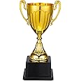 NOLITOY Gold Awards Trophy, Plastic Trophy Cup Rewards Winning Prize for Sports Tournaments Birthday Party Competitions Spelling Bee