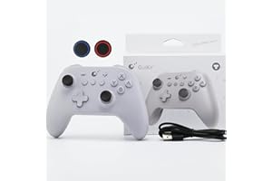WECHIP GuliKit KK3 Controller for PC, Switch 2, Gulikit KK3 Wireless Controller with TMR Joysticks & Hall Effect Analog Triggers, 23 Play Hours, 6 Axis Gyro, Compatible Windows/Switch/Steam Deck/Android/iOS