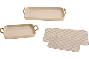 Our Place Essentials 4-Piece Griddle Pan Set | Nonstick Griddle Standard & Mini with Reusable Silicone Oven Mats | Thermakind