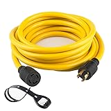 50 FEET Heavy Duty Generator Locking Power Cord