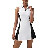Tennis Dress for Women, Tennis Golf Dresses with Built in Shorts and Pockets for Sleeveless Workout Athletic Dresses