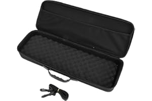 Gonetre Ice Fishing Rod Case 52×20×8 cm Outdoor Portable Eva Anti Shock Hard Shell Fishing Rod Reel Storage Case