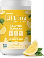 Ultima Replenisher Daily Electrolyte Powder Drink Mix – Sugar Free – Lemonade, 90 Servings – Hydration Powder with 6 Key Elec