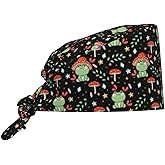 Cute Animals Working Caps with Sweatband Adjustable Tie Back Hat Headgear Beanie