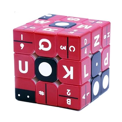 Alician 3x3x3 Based Recognition Magic Cube Puzzle Toy for Kids Blind Man