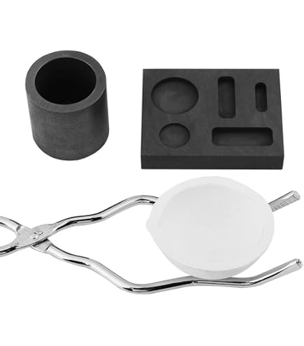 LLF Barre d'agitation en graphite de 30,5 cm de long pour creuset, fonte, affinage, cuivre doré, argenté, 1,27 cm de diamètre