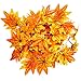 Christmas Decorations Lighted Fall Garland, 20 LED Lights Fall Maple Leaves Garland Halloween String Lights, Perfect Holiday Decoration Mantle Tabletop Fireplace