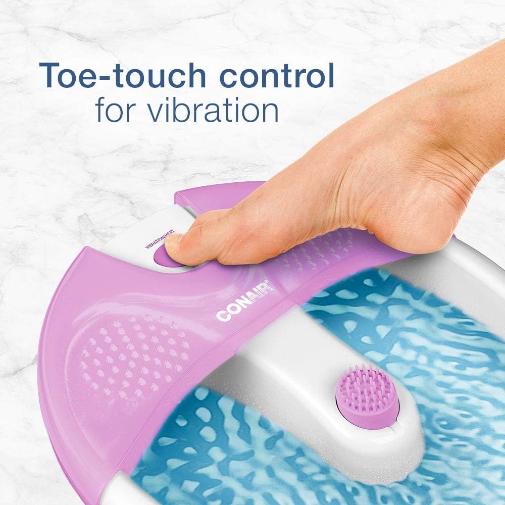 Conair Foot Spa/ Pedicure Spa with Soothing Vibration Massage: Health & Personal Care