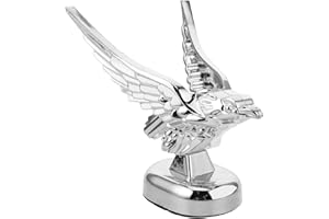 Zerodeko Hood Ornament Plastic Car Hood Decoration Universal Engine Emblem for Cars Trucks Suvs 3D Eagle Design Adds Personality and Strength