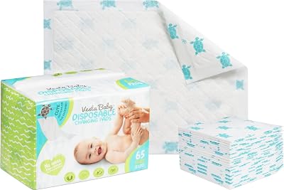 Vesta Baby Disposable Changing Pads 65 Pack 38x50 cm Waterproof