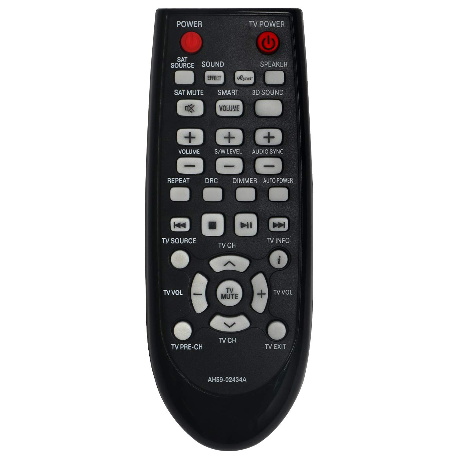 VINABTY Remote Control AH59-02434A - Samsung Soundbar Replacement - Compatible with HW-E450, HW-E550, HW-E551 & More - No Programming Required